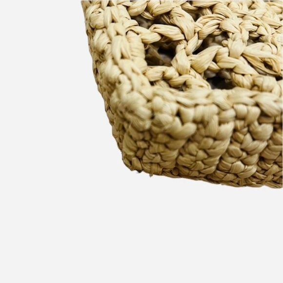 💎BRAND NEW PRADA NATURAL CROCHET RAFFIA TOTE SHOULDER BAG AUTHENTIC💎 - Picture 3 of 6